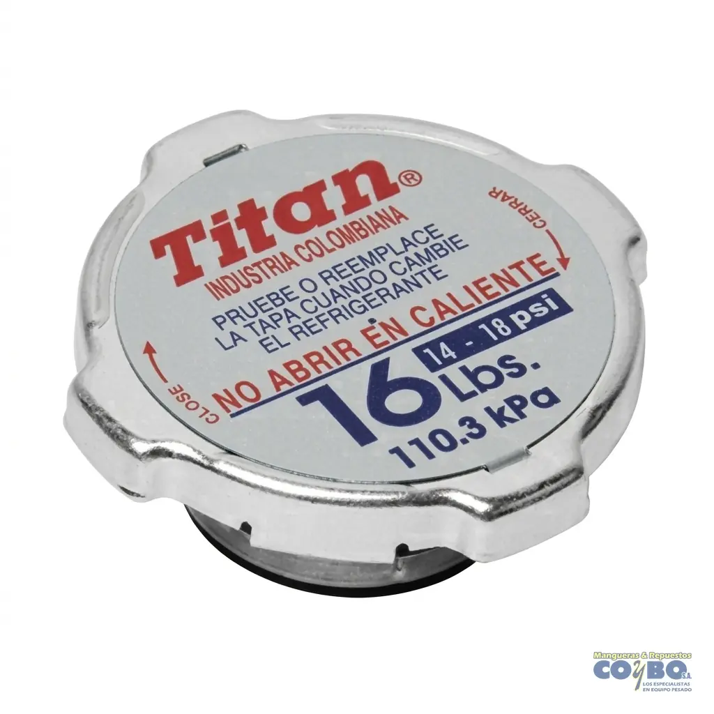 TAPON RADIADOR 16LBRS TR-30 TITAN - Imagen 1
