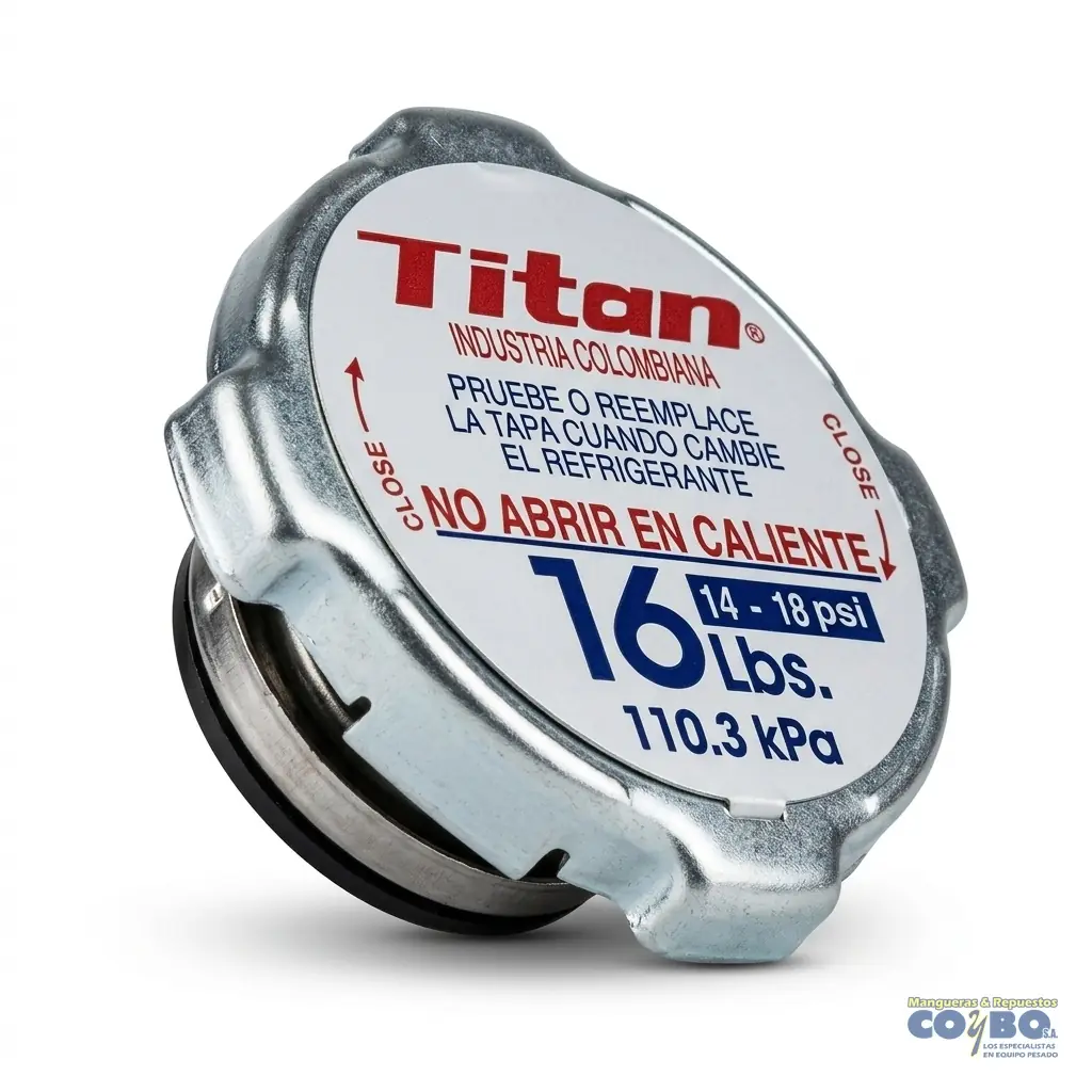 TAPON RADIADOR 16LBRS TR-30 TITAN - Miniatura 2
