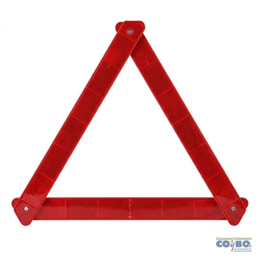 TRIANGULO SEGURIDAD ESTUCHE PLASTICO PAR - Imagen 1