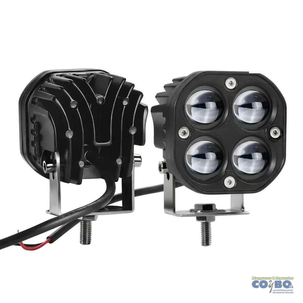 HALOGENO CUANDRADO 3.5" MV BLANCO UNIDAD - Imagen 1
