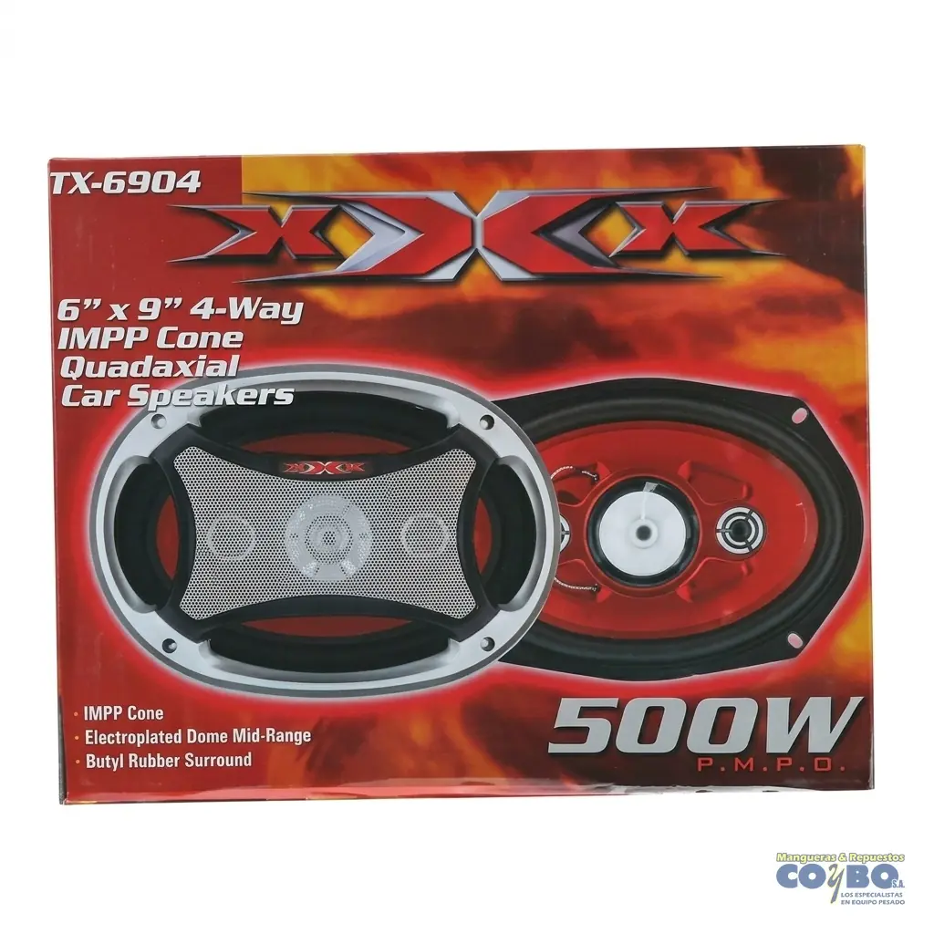 PARLANTES OVAL.500W 6X9 4V - Imagen 1