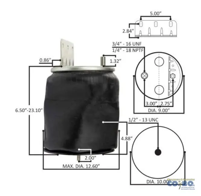 BOLSA SUSPENSION  I.H.C 1 PIN - Imagen 1