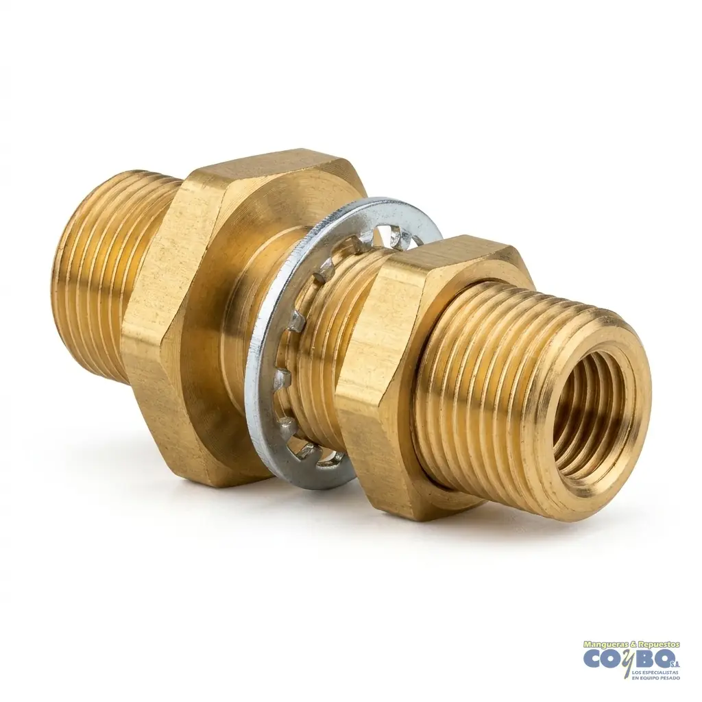 CONEC P/CHASIS M 3/4 A 1/4 NPT H LARGO - Miniatura 2